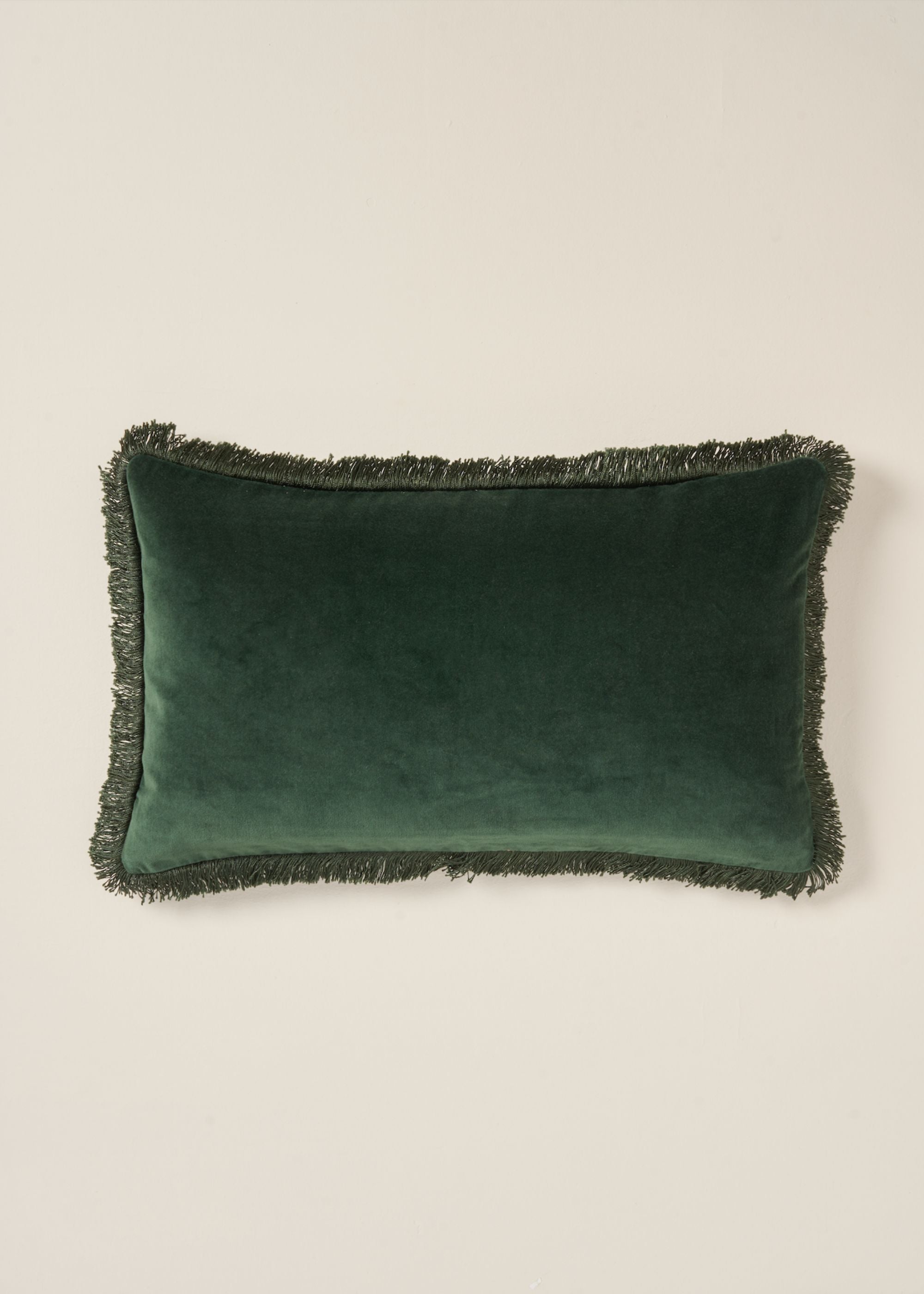 Truly Lifestyle Emerald Green Velvet Cushion
