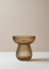 TRULY LIFESTYLE AMBER SMALL BULB VASE