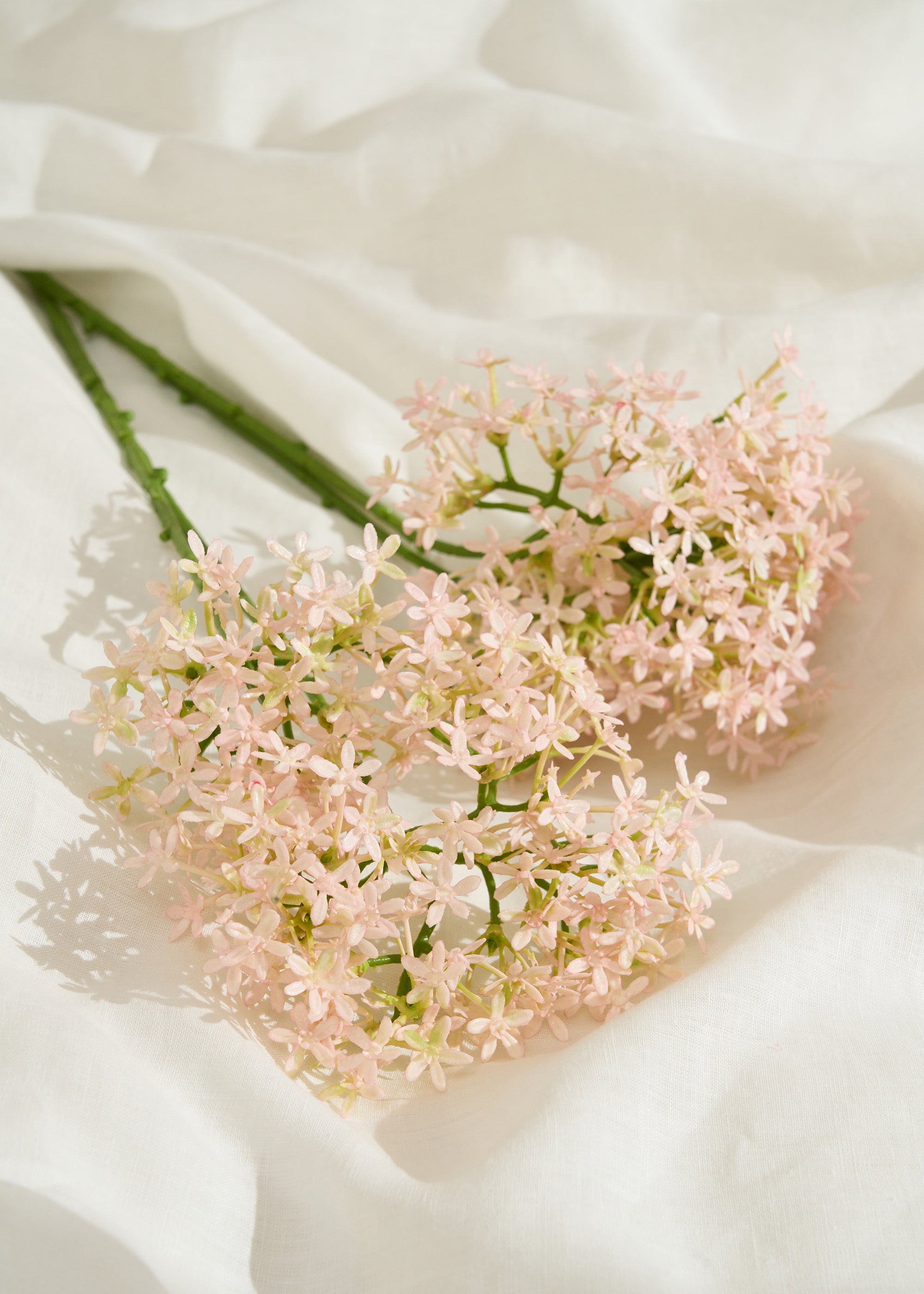 Truly Lifestyle Blush Pink Hydrangea Stems In A Pair