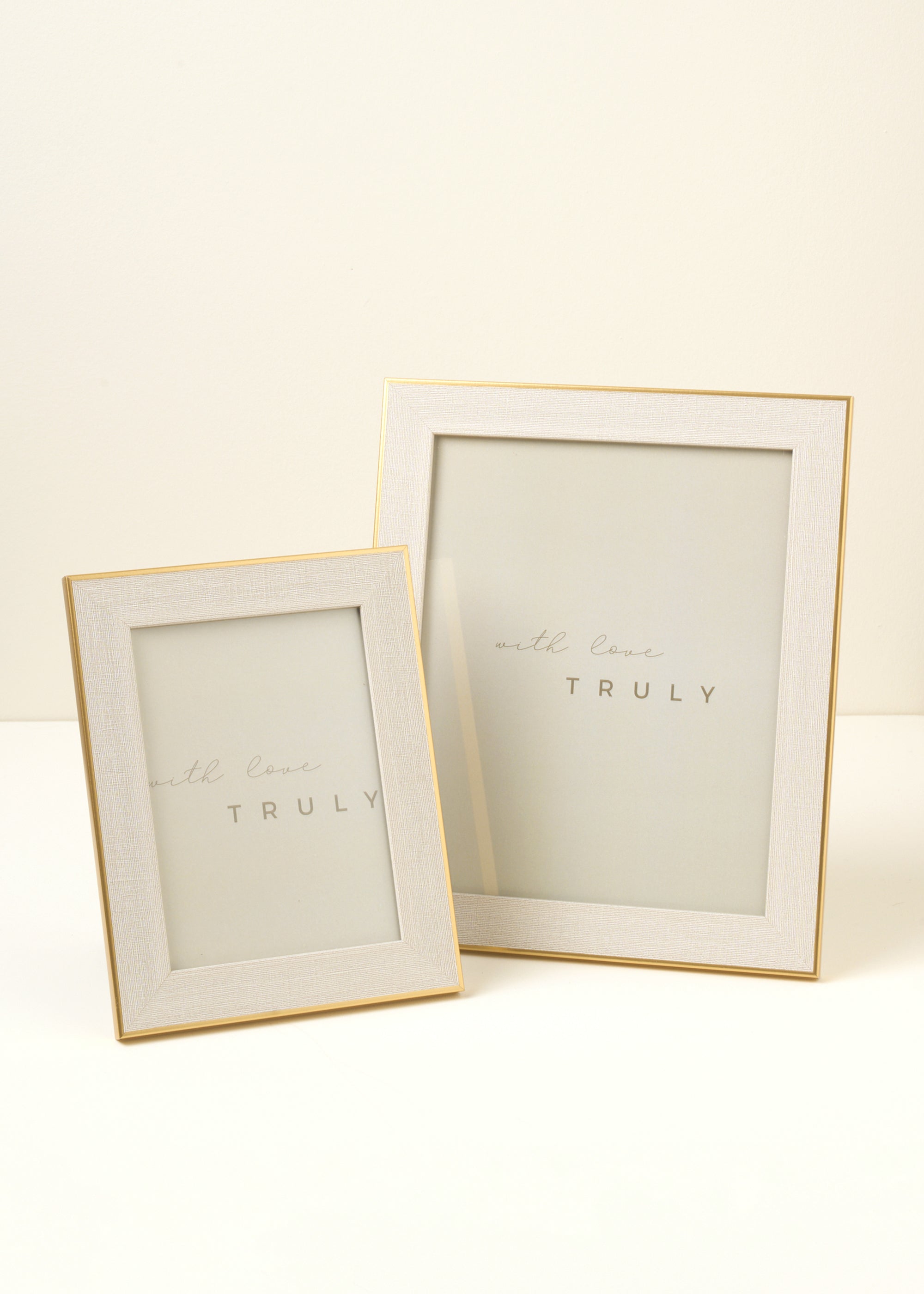 TRULY LIFESTYLE PHOTOFRAMES WITH GOLD EDGES