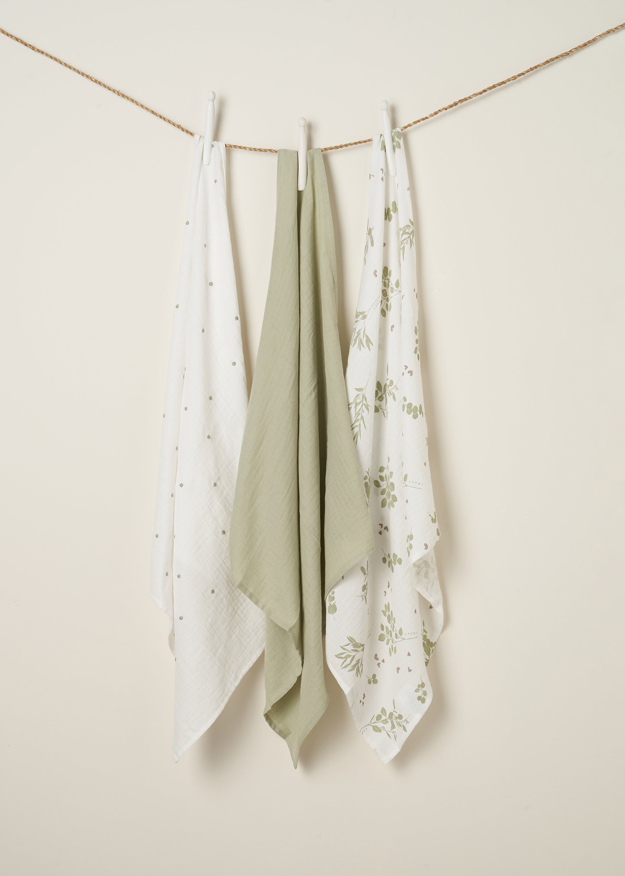 Eucalyptus Cotton Muslin 3 Pack