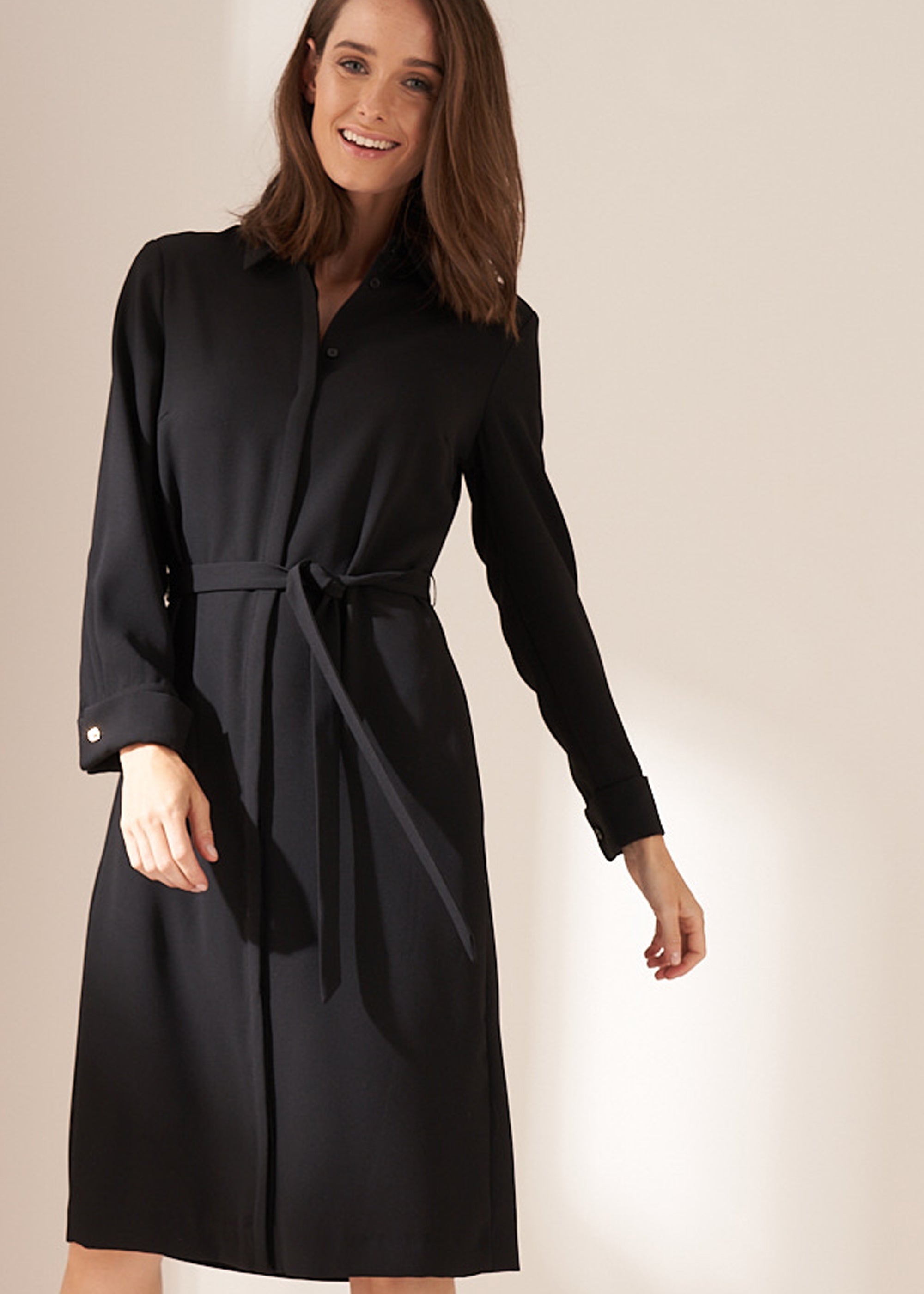 Black Shirt Dress