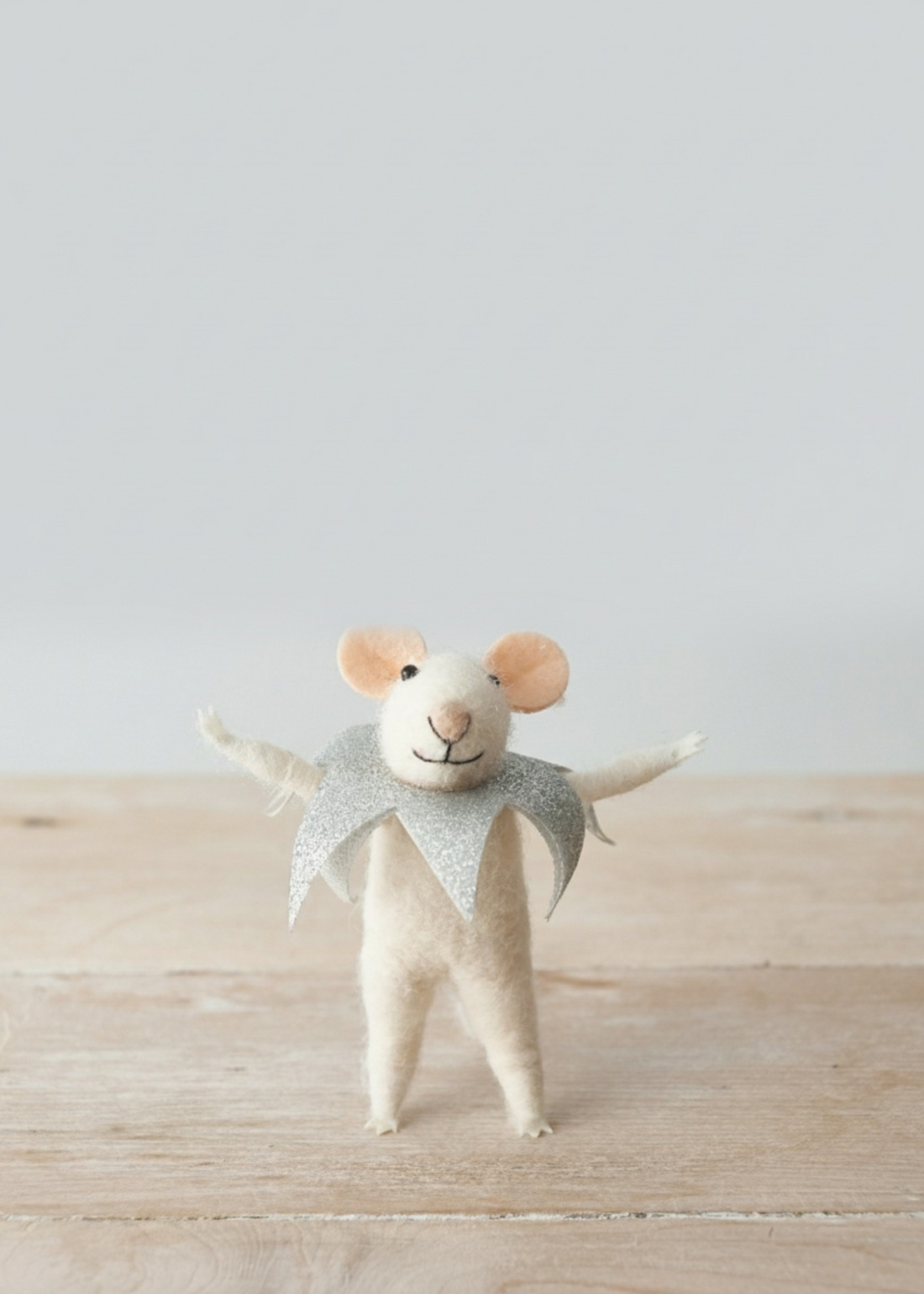 Truly Lifestyle Silver Mouse Christmas Decoration