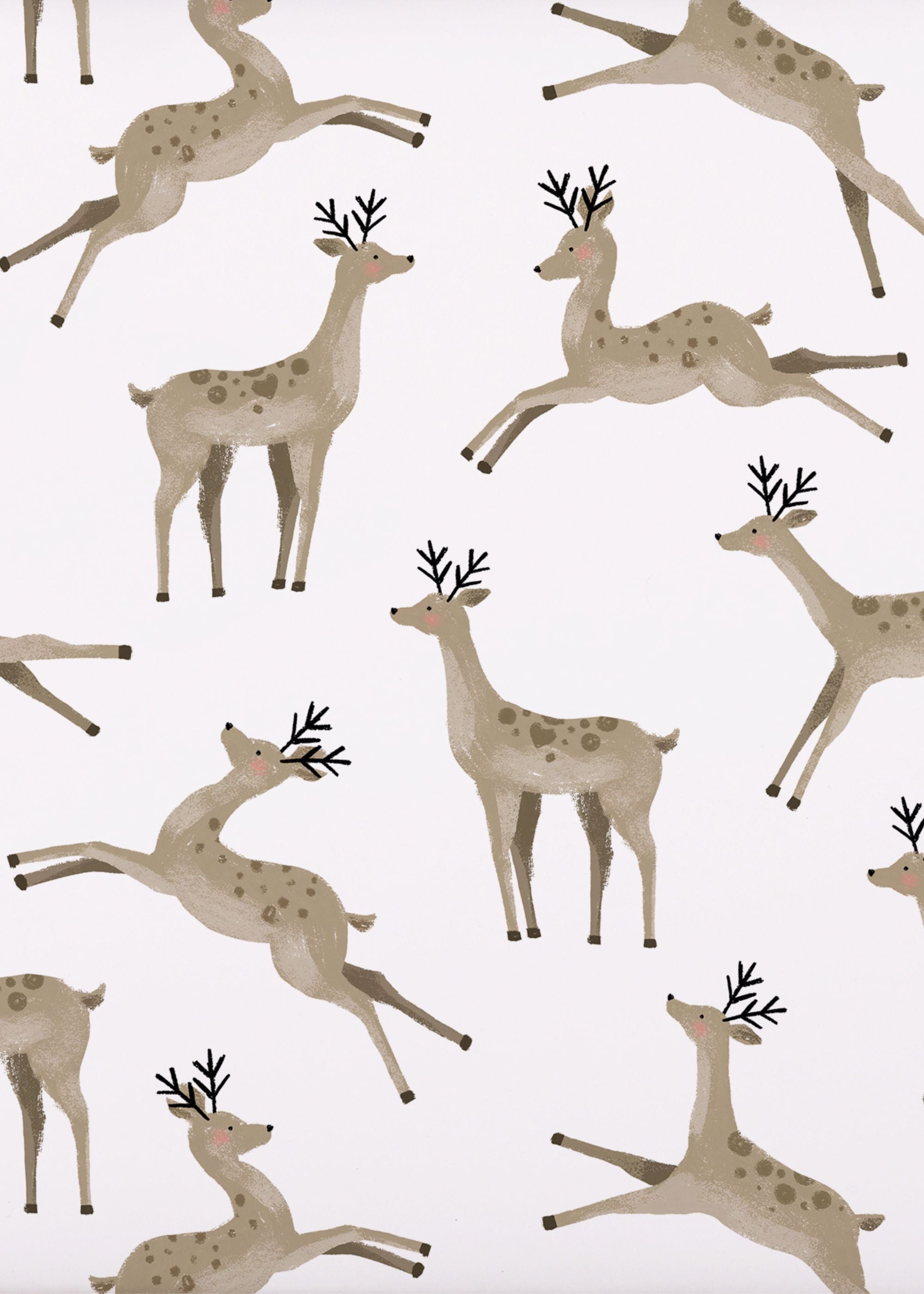 TRULY LIFESTYLE REINDEER WRAPPING PAPER