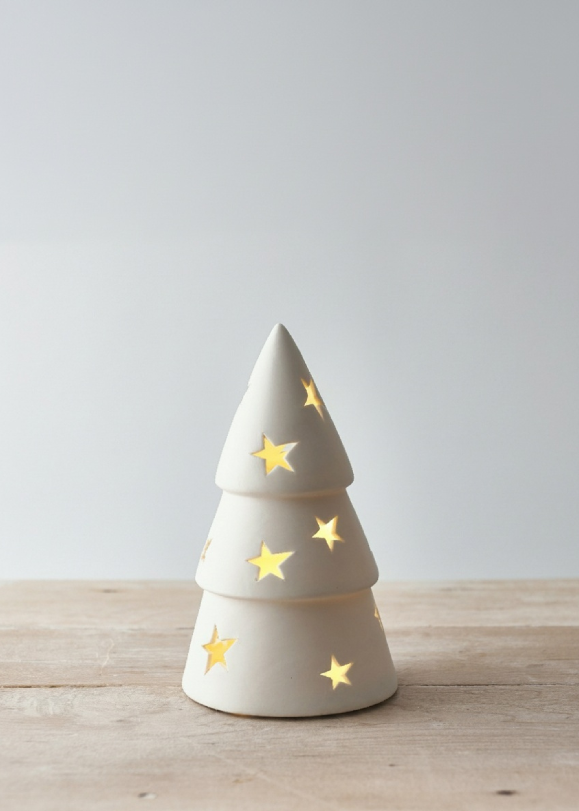 Truly Lifestyle White LED Ceramic Christmas Tree