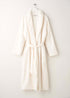 Truly Lifestyle Womens Ivory Fleece Dressing Gown On Hanger