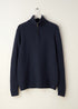 TRULY LIFESTYLE MENS HALF ZIP JUMPER IN MIDNIGHT ON A HANGER
