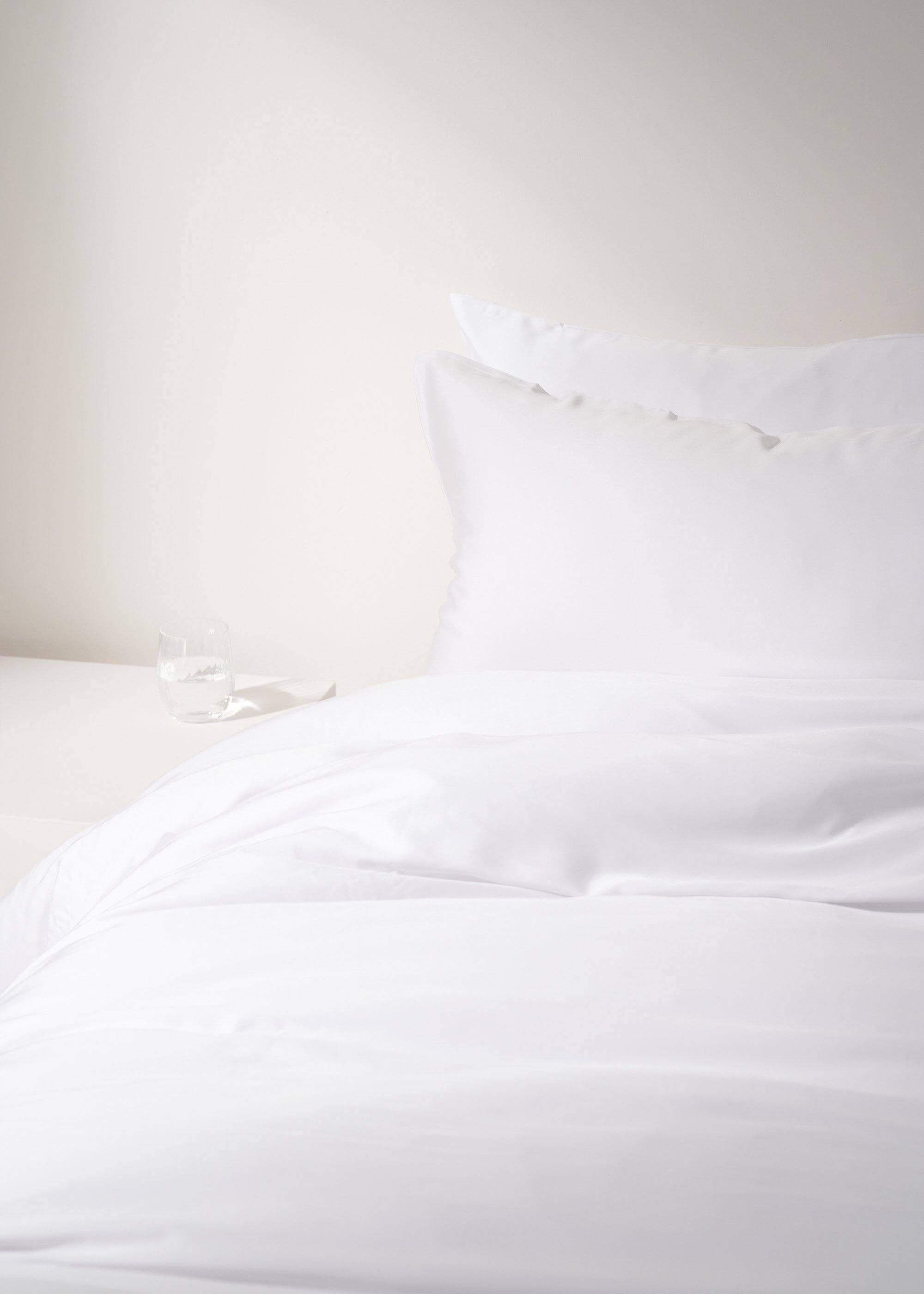 WHITE BAMBOO BEDDING ON BED | TRULY LIFESTYLE