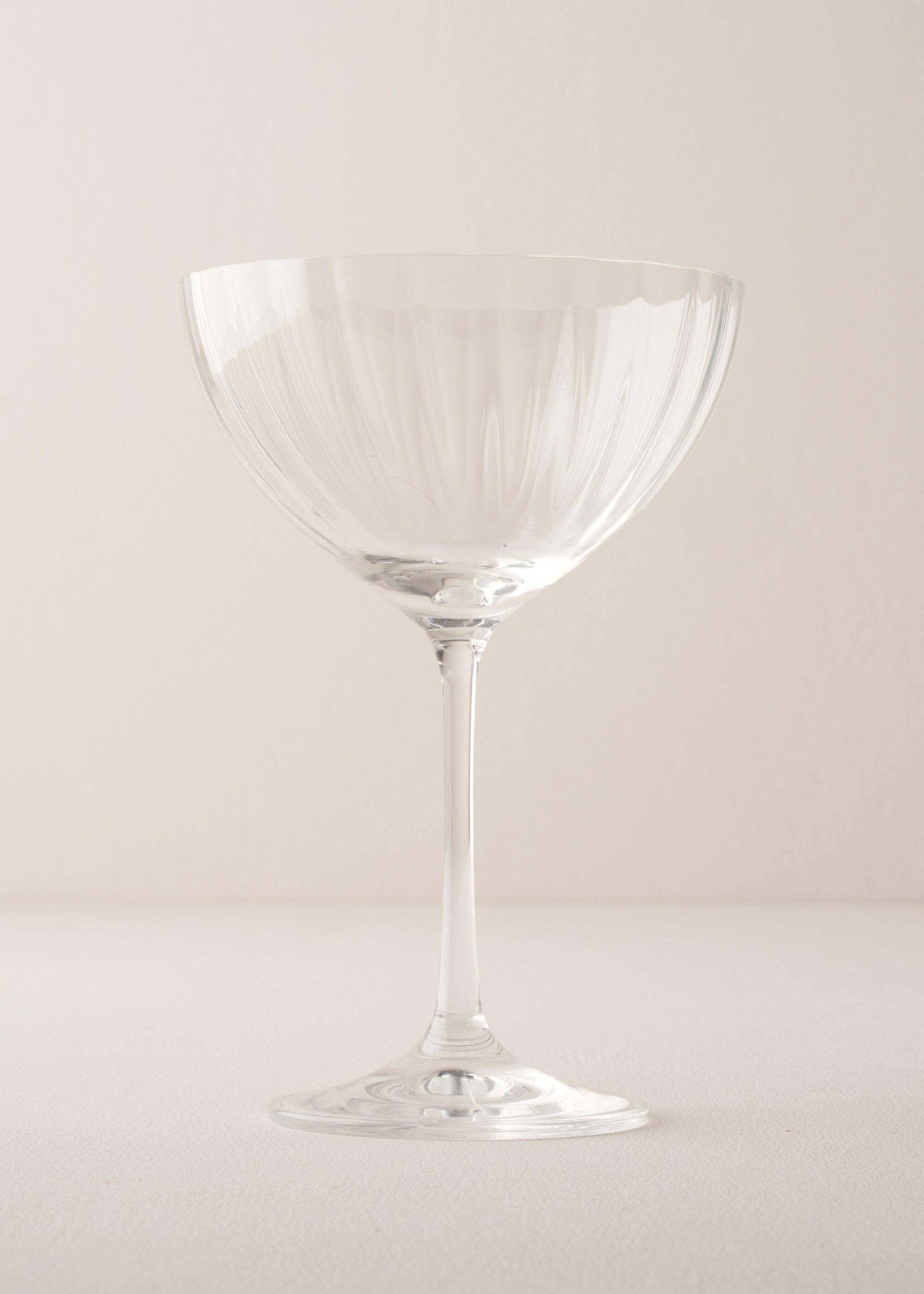 Crystal Fluted Champagne Coupe Glass | Truly Lifestyle