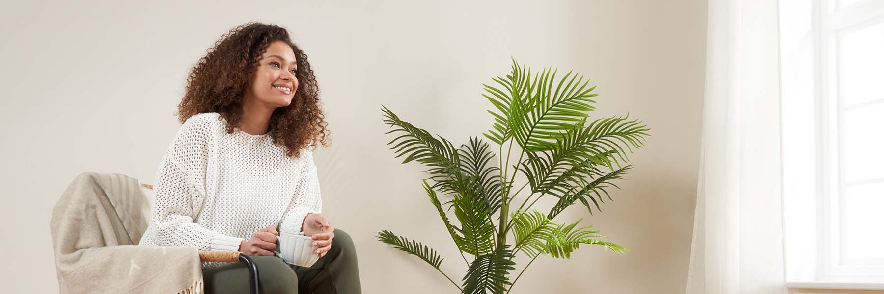 Truly Lifestyle White Mesh Knitted Women's Jumper With Green Hareem Jogging Bottoms