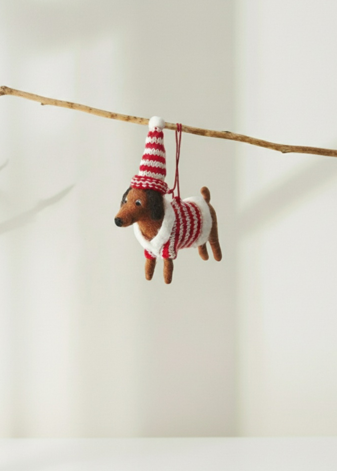 Truly Lifestyle Christmas Sausage Dog Decoration