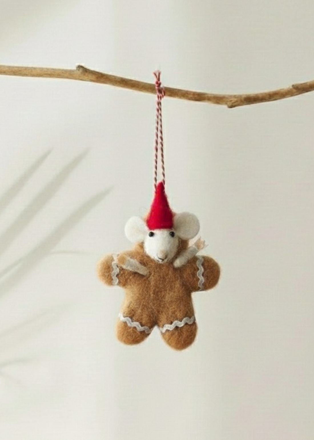 Truly Lifestyle Gingerbread Mouse Christmas Mouse Decoration