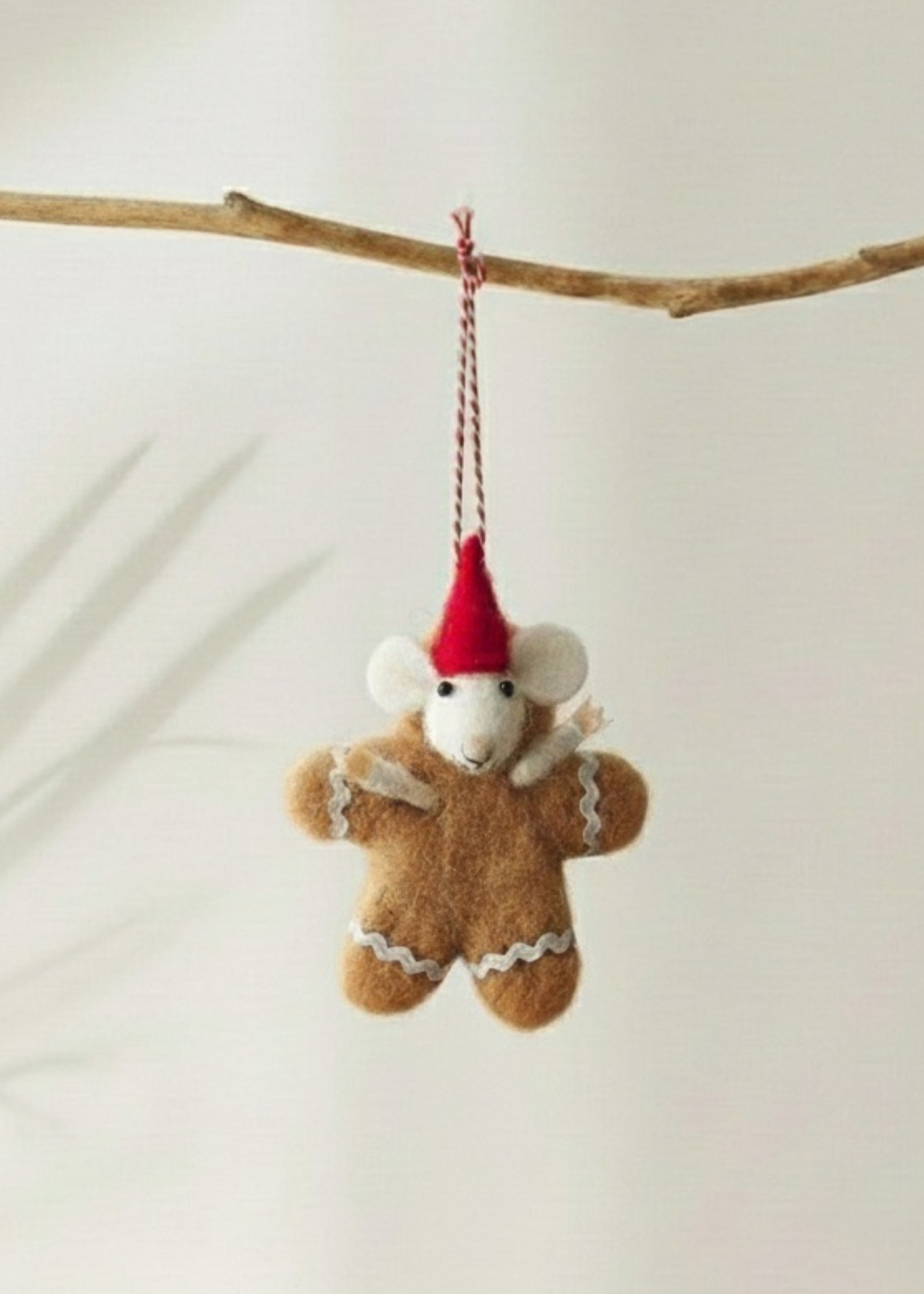 Truly Lifestyle Gingerbread Mouse Christmas Mouse Decoration