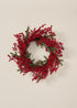 TRULY LIFESTYLE CHRISTMAS WREATH WITH RED BERRIES