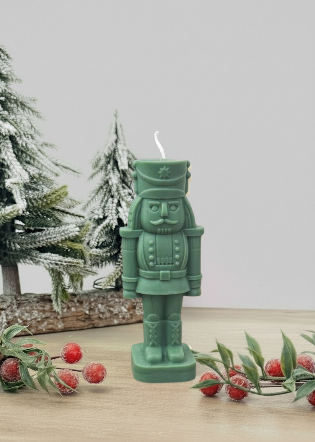 Truly Lifestyle Green Nutcracker Candle