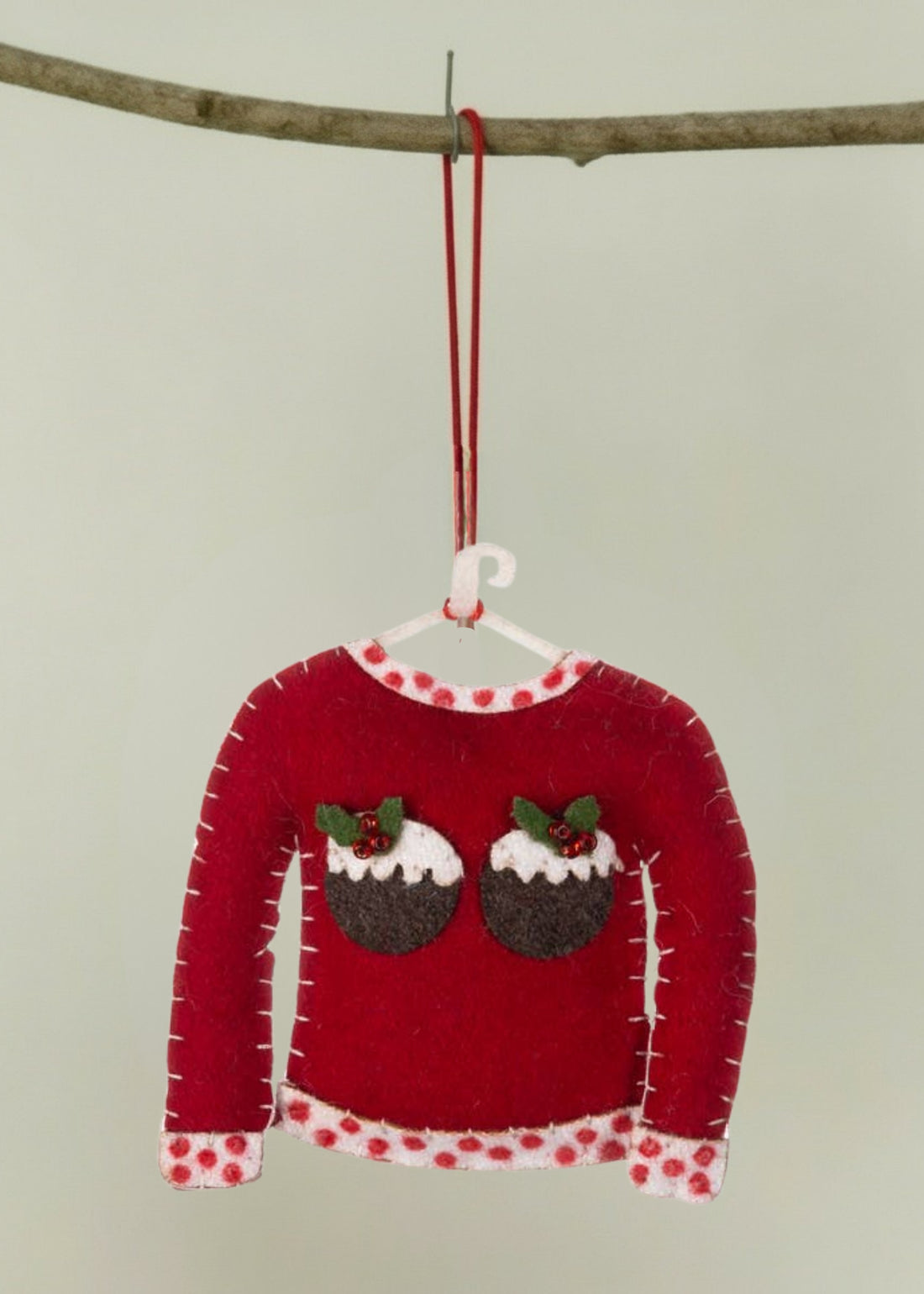 Christmas Pudding Jumper Decoration