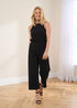 Black Round Neck Jumpsuit