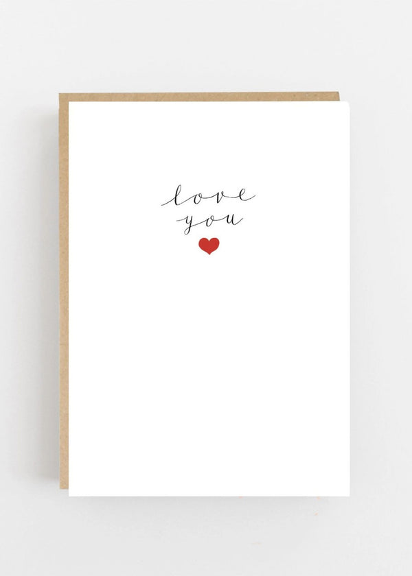 Love You Card