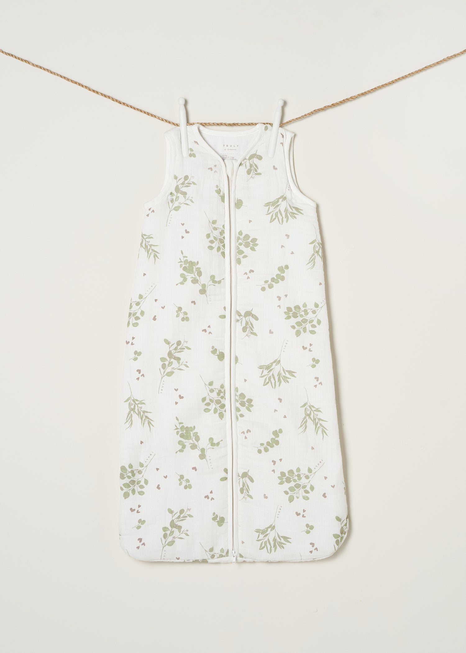 Eucalyptus Print 2.5 TOG Baby Sleep Bag
