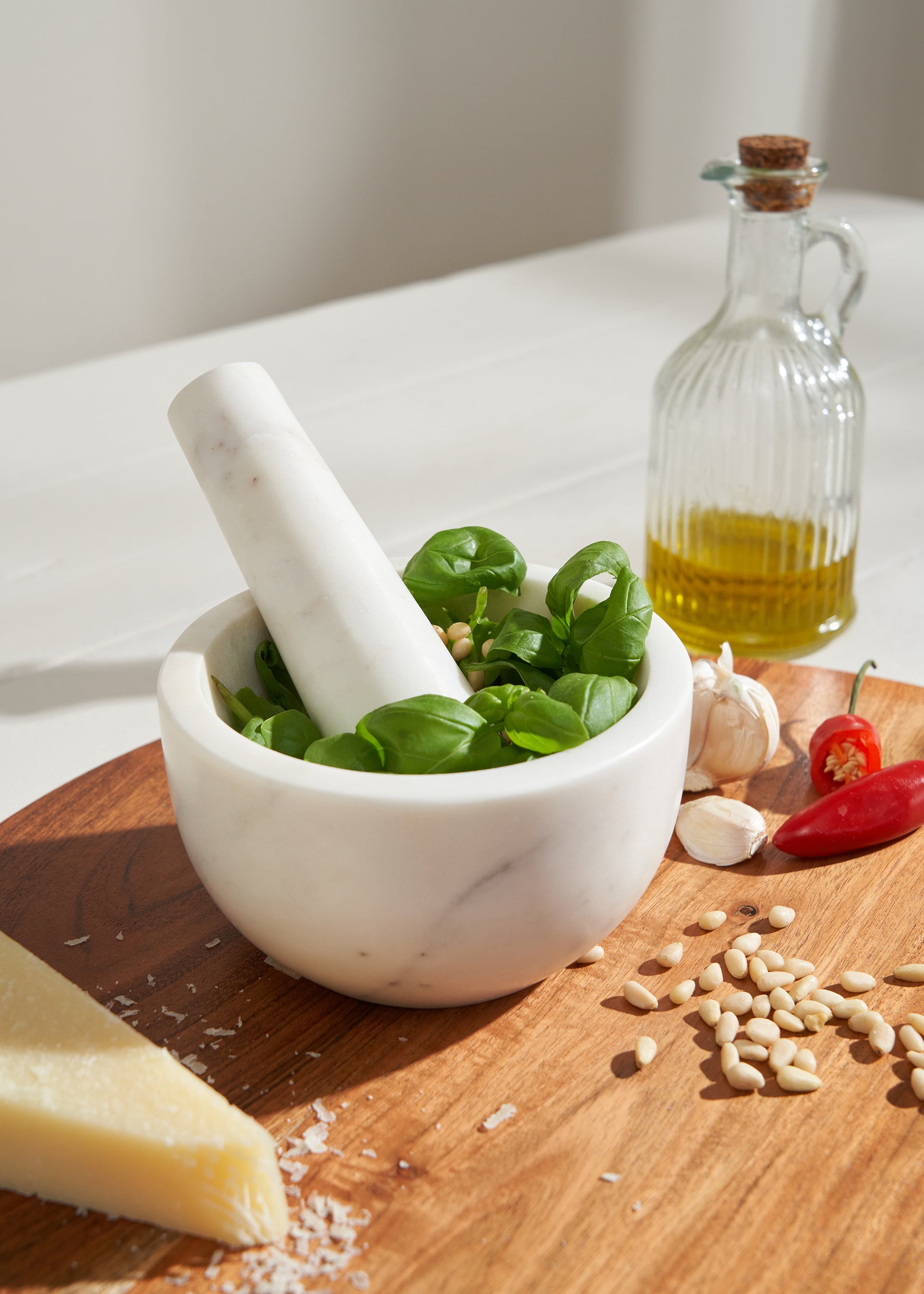 Marble Pestle Mortar