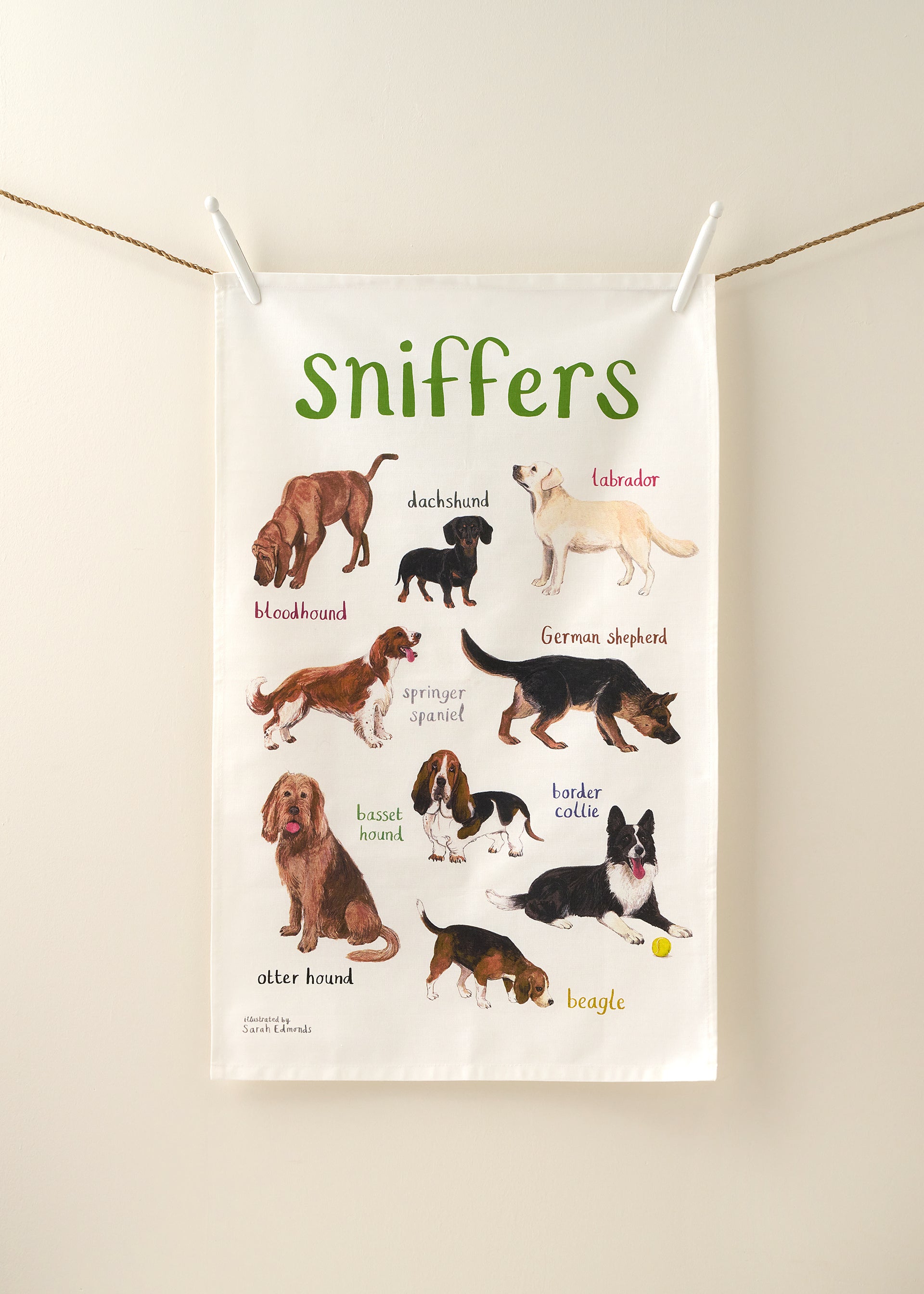 Sniffers Tea Towel
