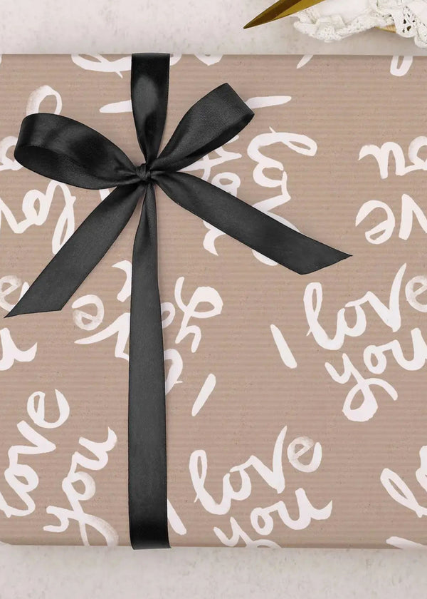 I Love You Valentine Wrapping Paper