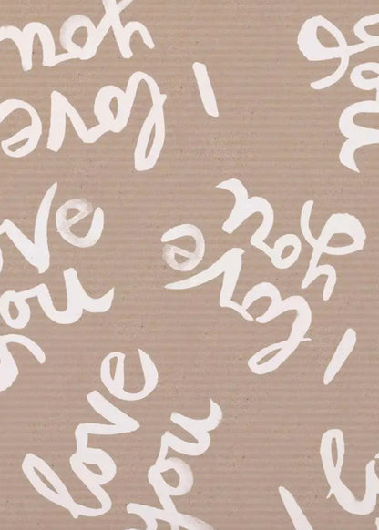 I Love You Valentine Wrapping Paper