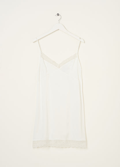 Truly Lifestyle White Silk Womens Nightdress On Hanger