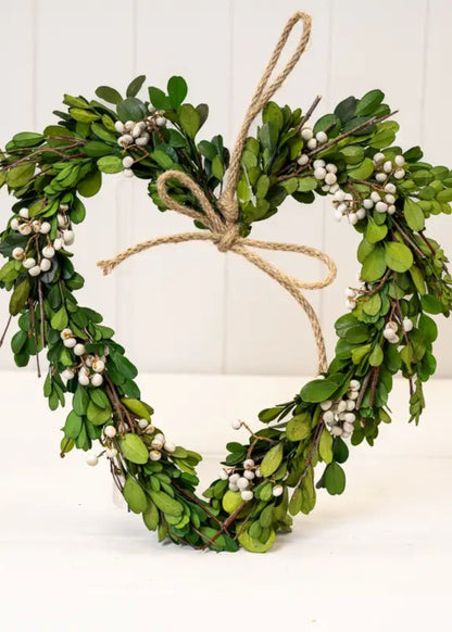 LEAF HEART WREATH