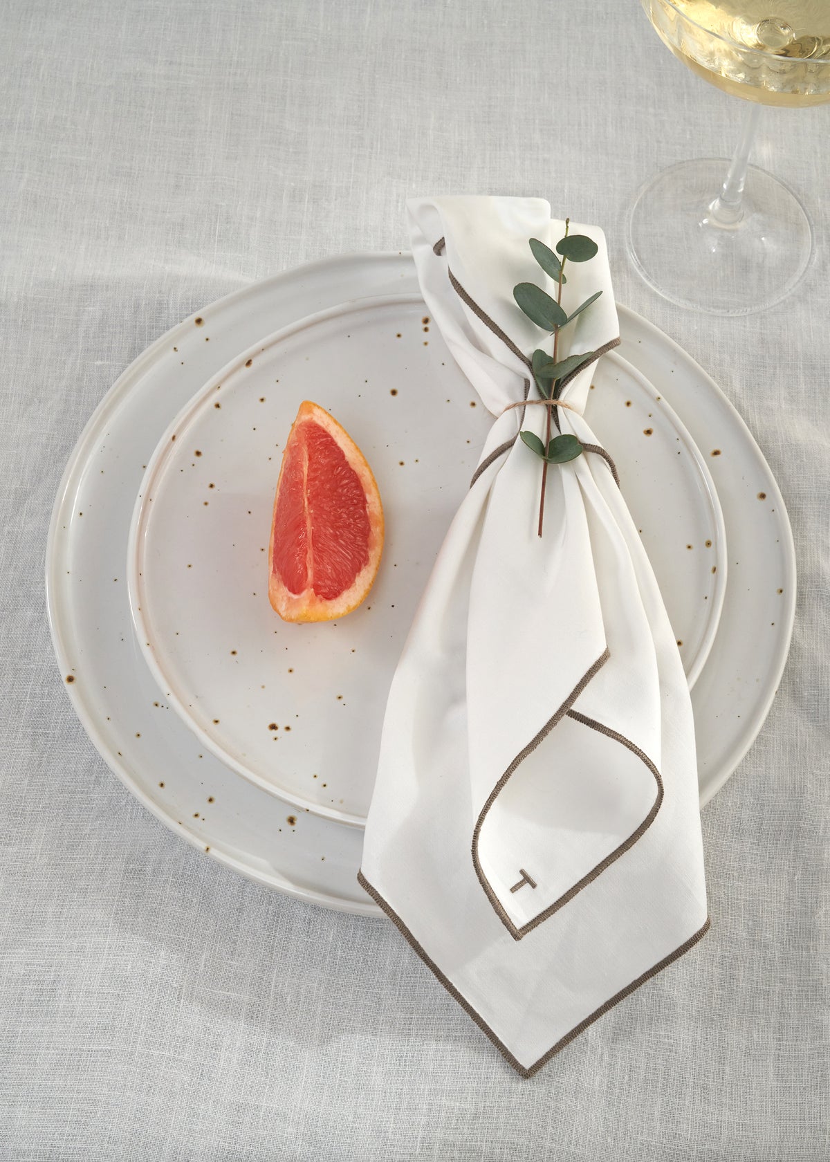 Embroidered Edge Napkins