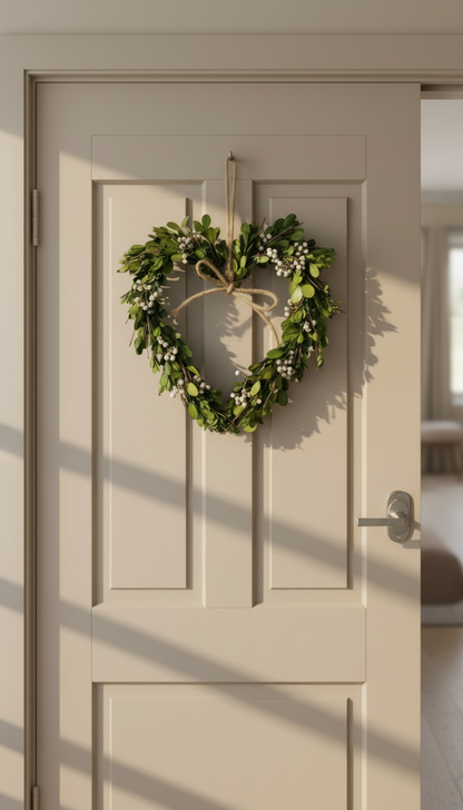 LEAF HEART WREATH