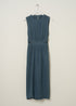 TRULY LIFESTYLE WOMENS BLUE CHEESECLOTH MIDI DRESS ON HANGER
