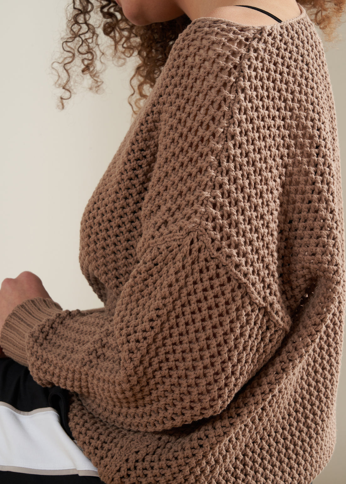 4220 Camel Elbow Patch Jumper