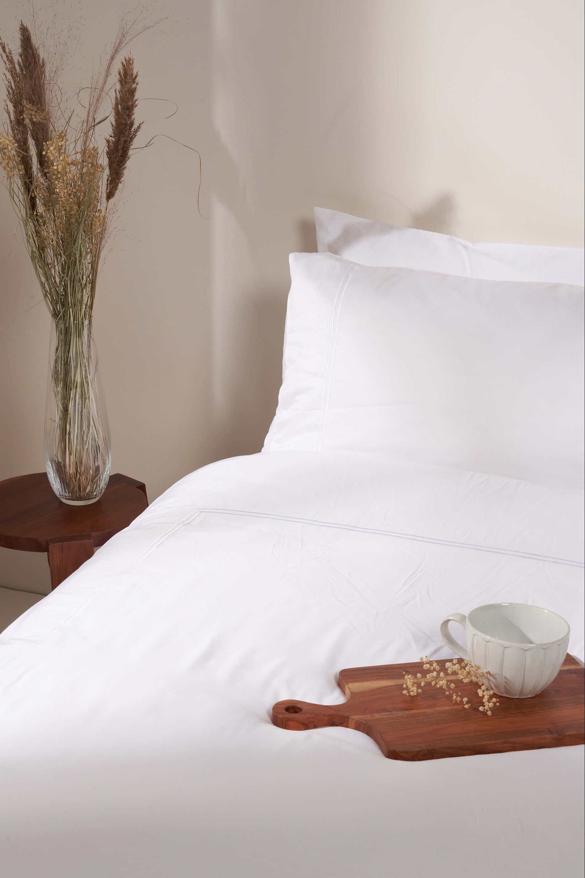 Satin Stitch Bamboo Duvet Cover