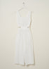 TRULY LIFESTYLE WOMENS WHITE CHEESECLOTH JUMPSUIT ON HANGER
