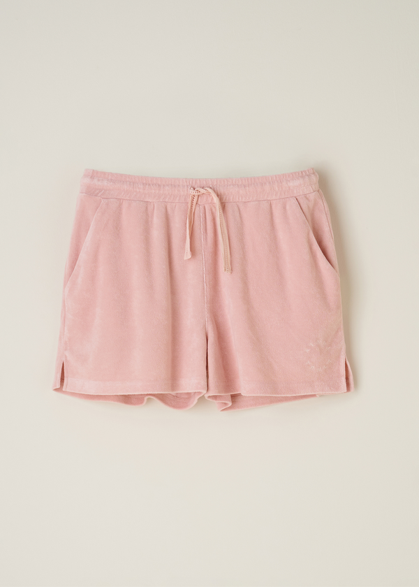 Womens Terry Blush Pink Shorts | Truly Lifestyle