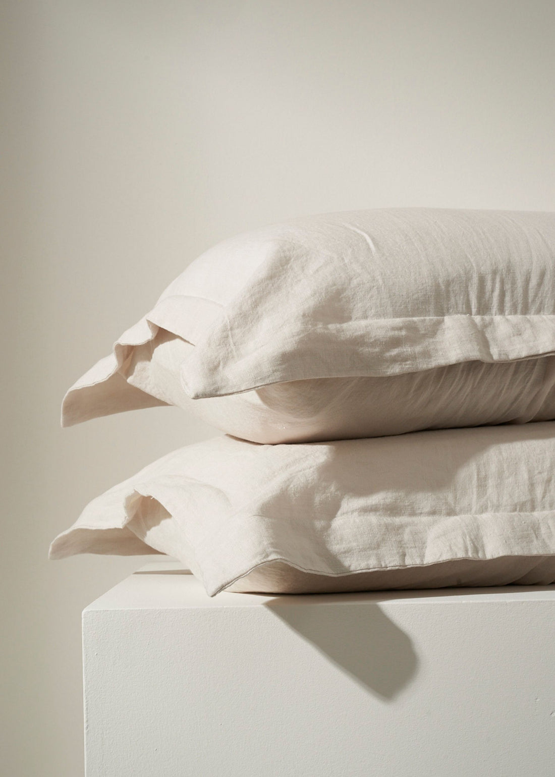 Grey Linen Oxford Pillowcases