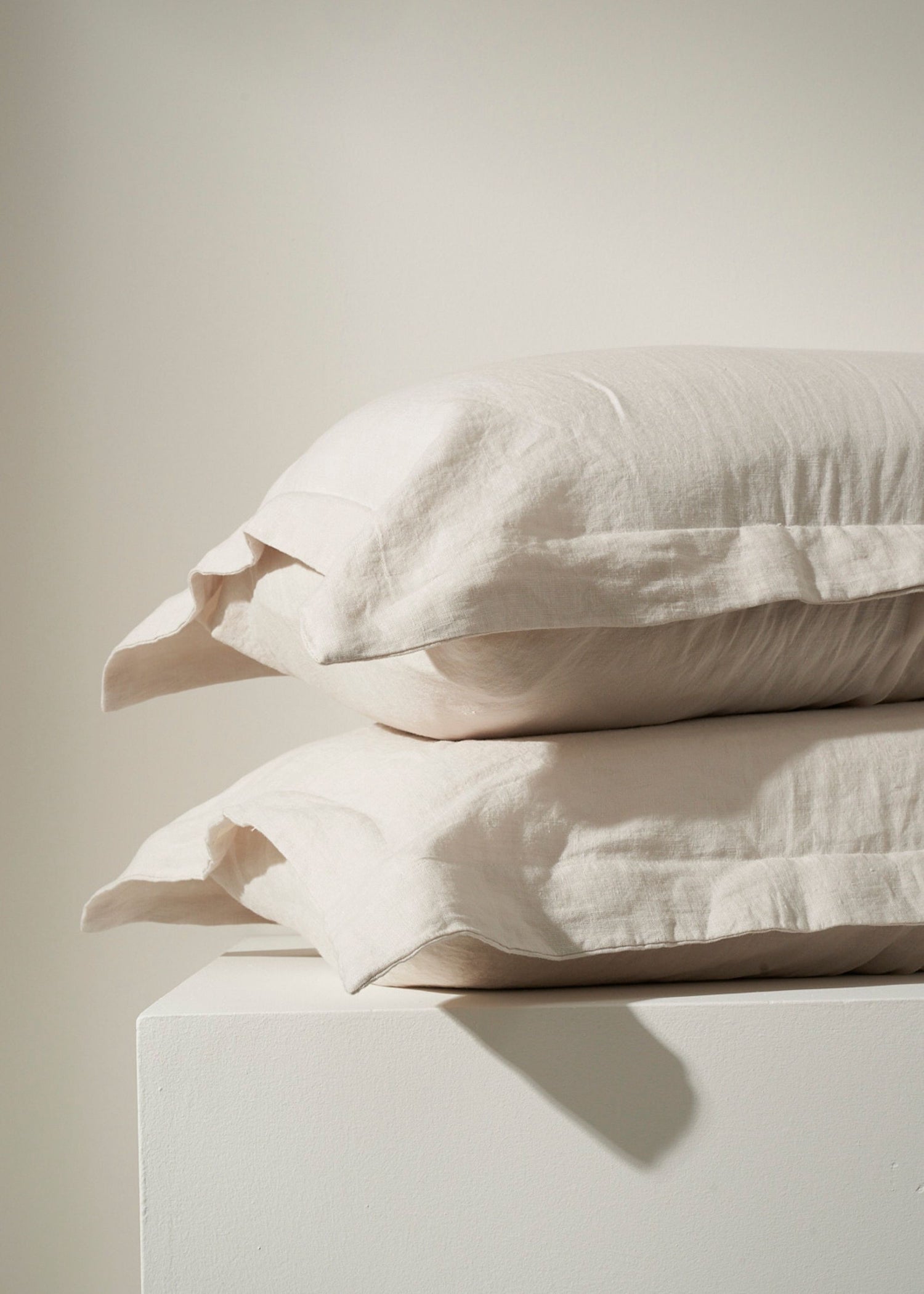 Grey Linen Oxford Pillowcases