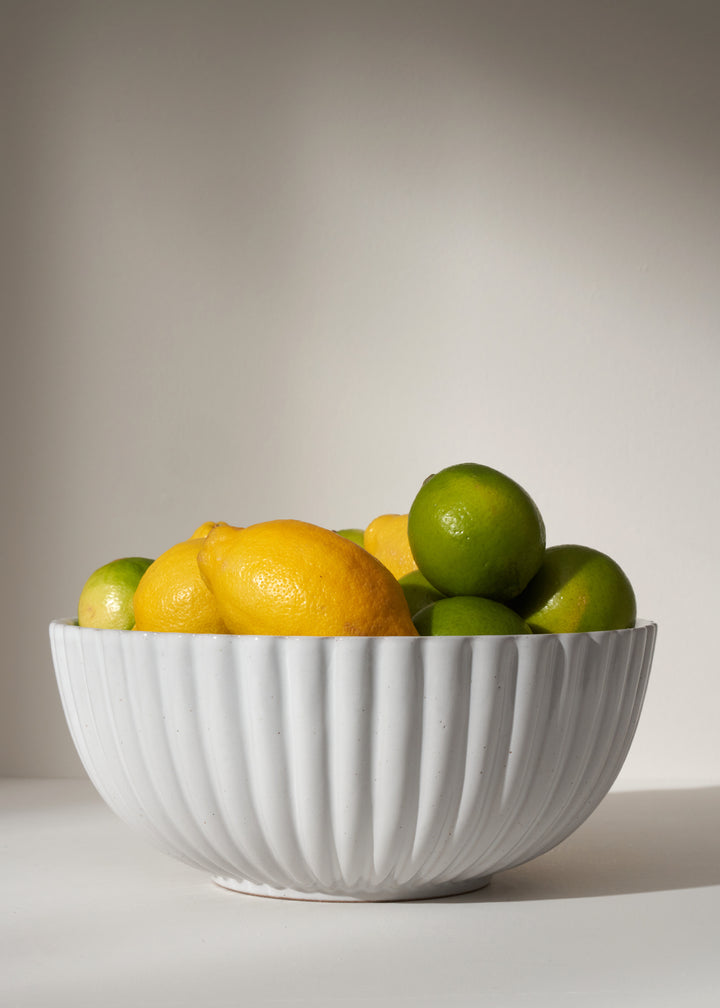 Truly-Lifestyle-Large-Pale-Grey-Fluted-Serving-Bowl