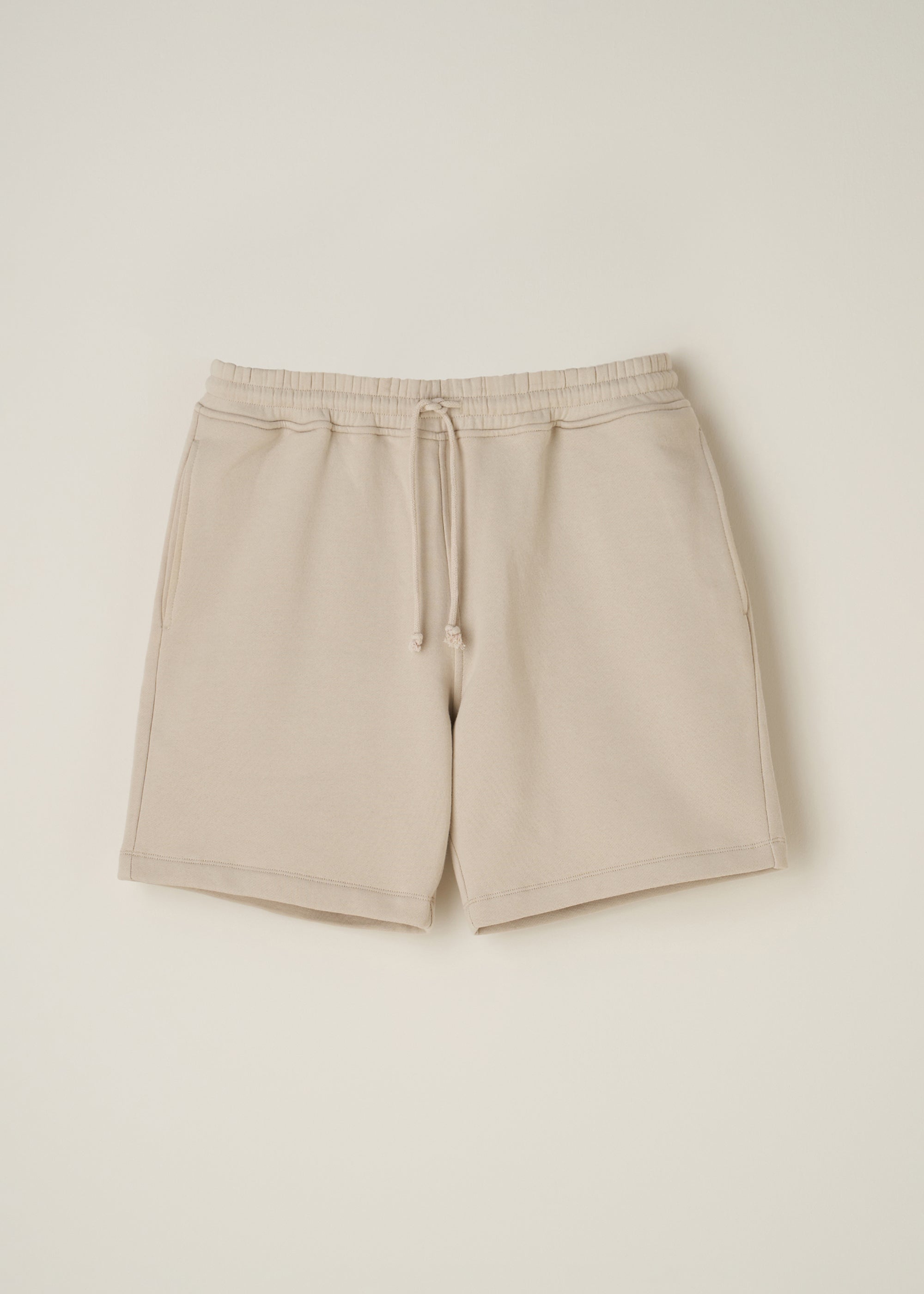 Greige Cotton Shorts, Mens Loungewear