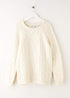 Cream Fishermans Knit Chunky Mens Jumper On Hanger | Truly Lifestyle