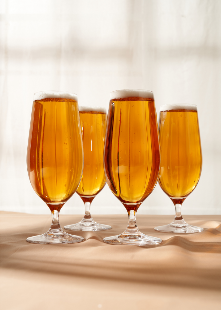 Soho Range Crystal Beer Glasses With Beer In | Truly Lifestyle