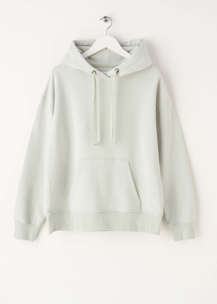 Womens Henley Sage Green Hoodie On Hanger | Truly Lifestyle