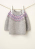 GREY FAIRISLE PRINT BABY JUMPER HANGING UP | TRULY LIFESTYLE