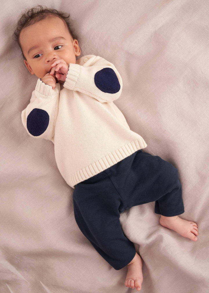 NAVY BLUE BABY LEGGINGS ON BABY | TRULY LIFESTYLE