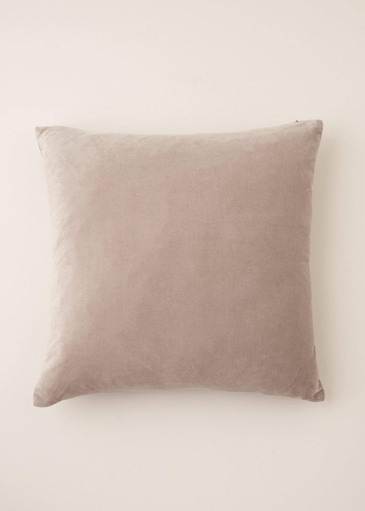 Grey Velvet Square Cushion | Truly.
