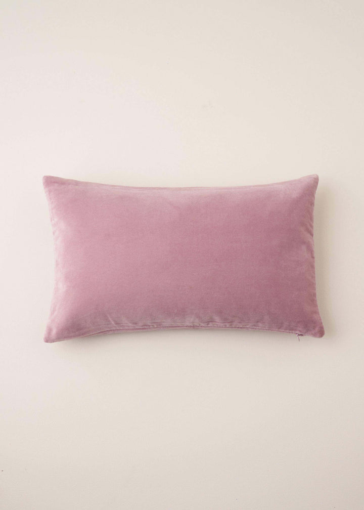 Rectangle Light Purple Velvet Cushion | Truly Lifestyle