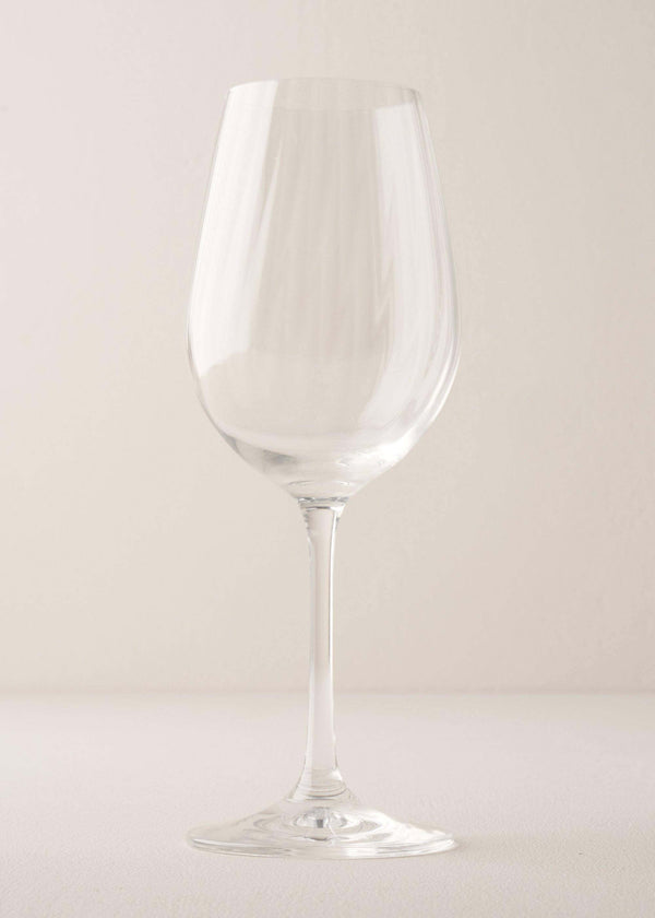 Fluted Crystal White Wine Glass | Truly Lifestyle