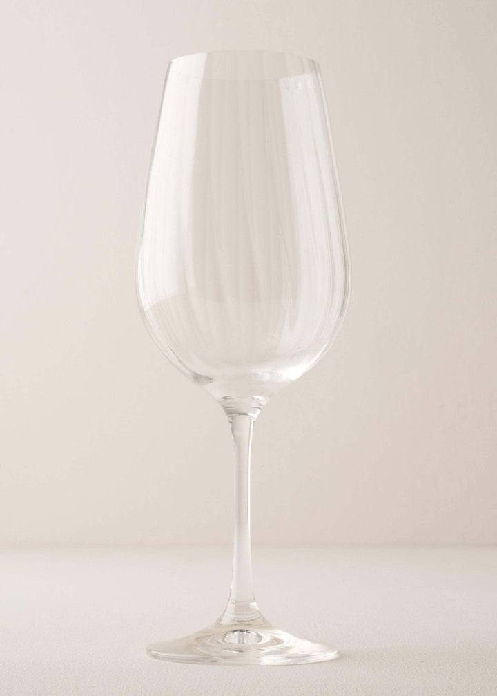 Fluted Crystal Red Wine Glass | Truly Lifestyle