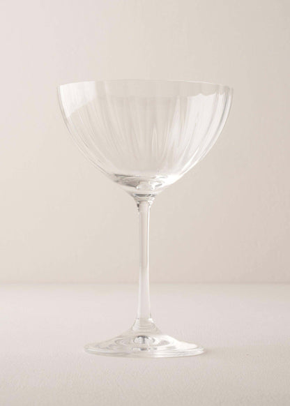 Crystal  Fluted Champagne Coupe Glass | Truly Lifestyle